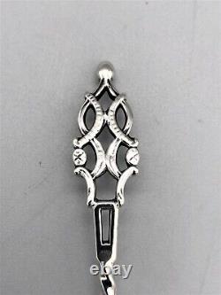 Victorian Sterling Silver Caddy Spoon, Josiah Williams & Co, Londres, 1898