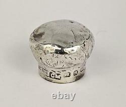 Victorian Sterling Silver Chatalaine Parfum Bouteille 1887