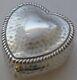 Victorian Valentine Love Heart 1900 Solid Silver Pill Bijoux Boucles D'oreilles