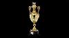 Victorienne En Argent Massif Gilt Cup Trophy Antique Londres Couverture C U0026 1865